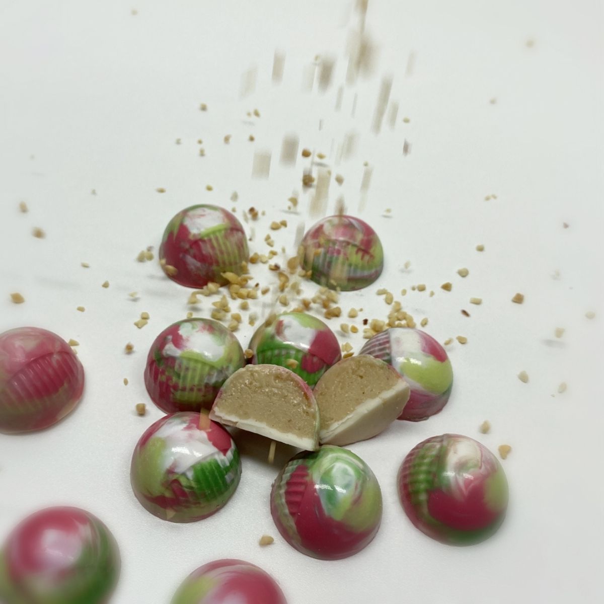 BWB Chocolade Mal 3-delig - Gedetailleerde Ronde Bonbon