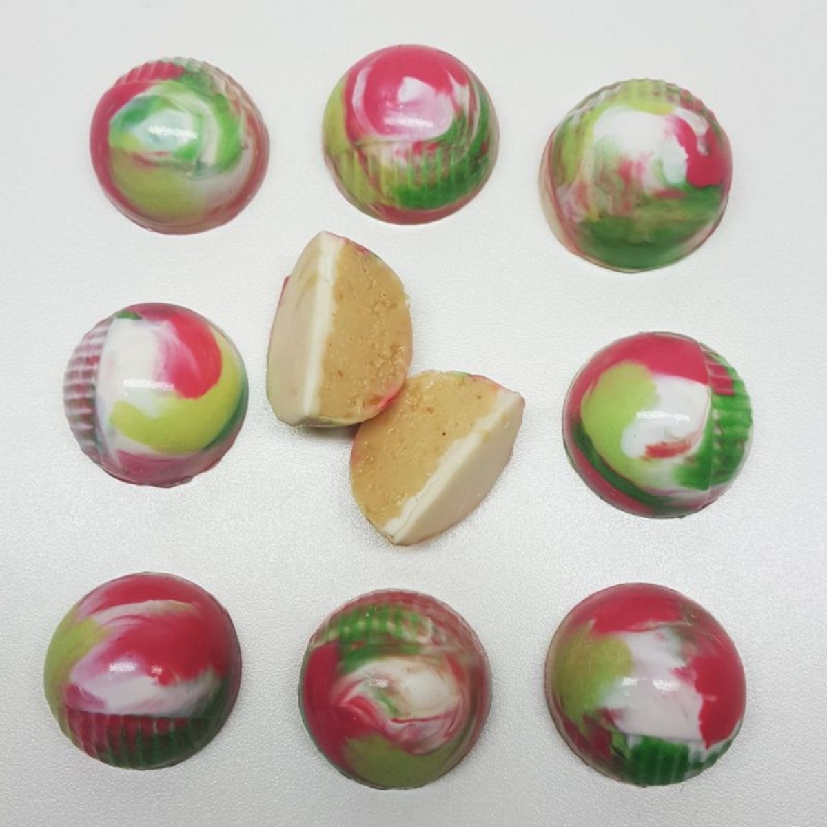 BWB Chocolade Mal 3-delig - Gedetailleerde Ronde Bonbon