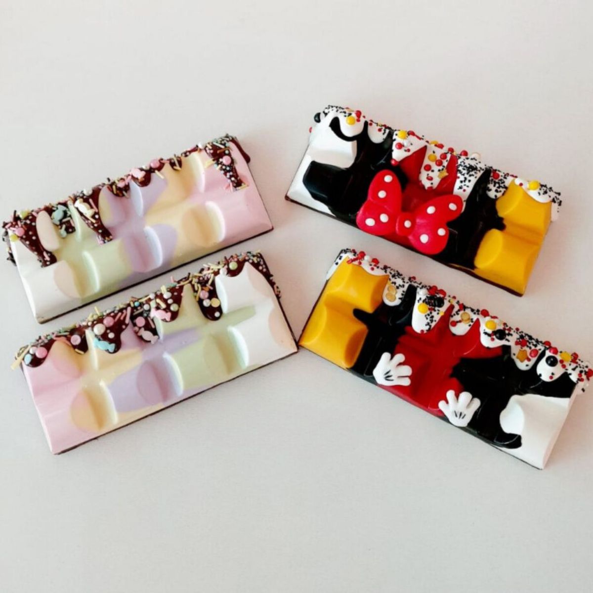 BWB Chocolate Mould 3 delig Chocoladereep Truffelvulling