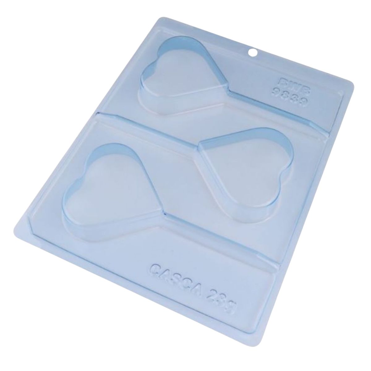 BWB Chocolade Mal 3-delig - Hart Lolly