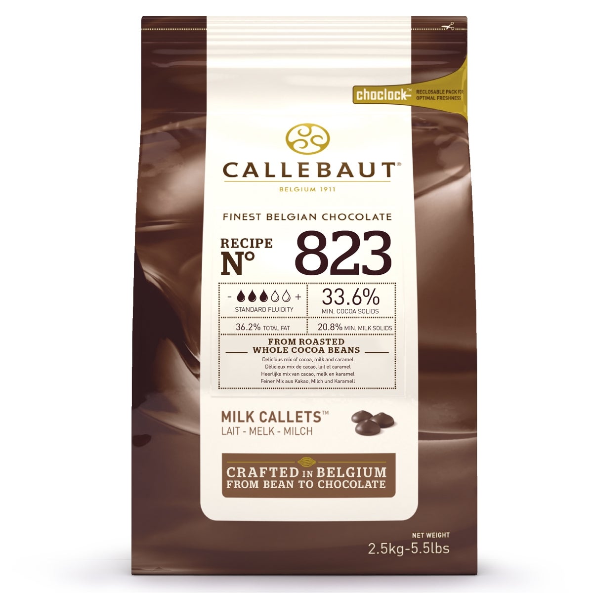 Callebaut Chocolade Callets -Melk- 2,5 kg