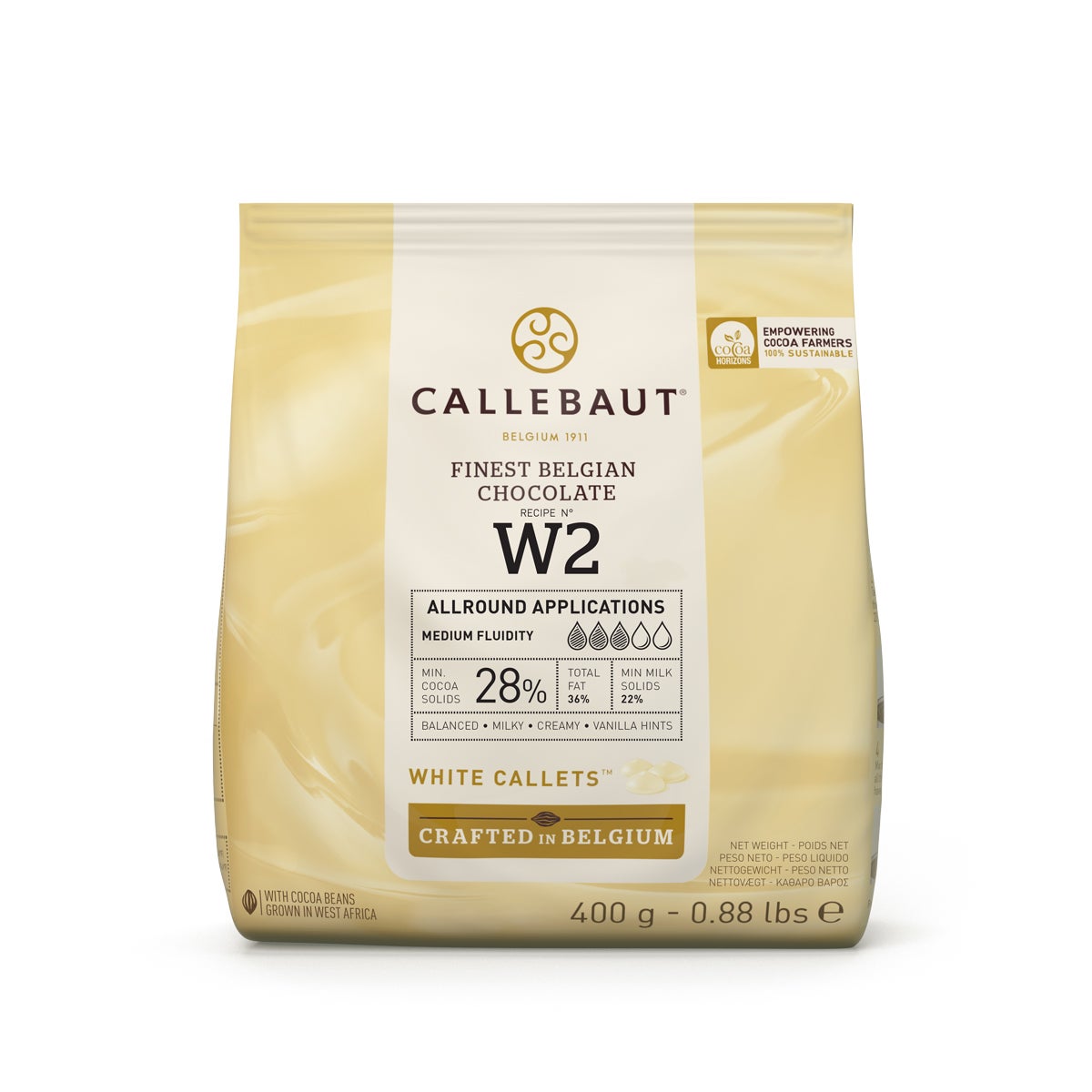 Callebaut Chocolade Callets - Wit - 400g