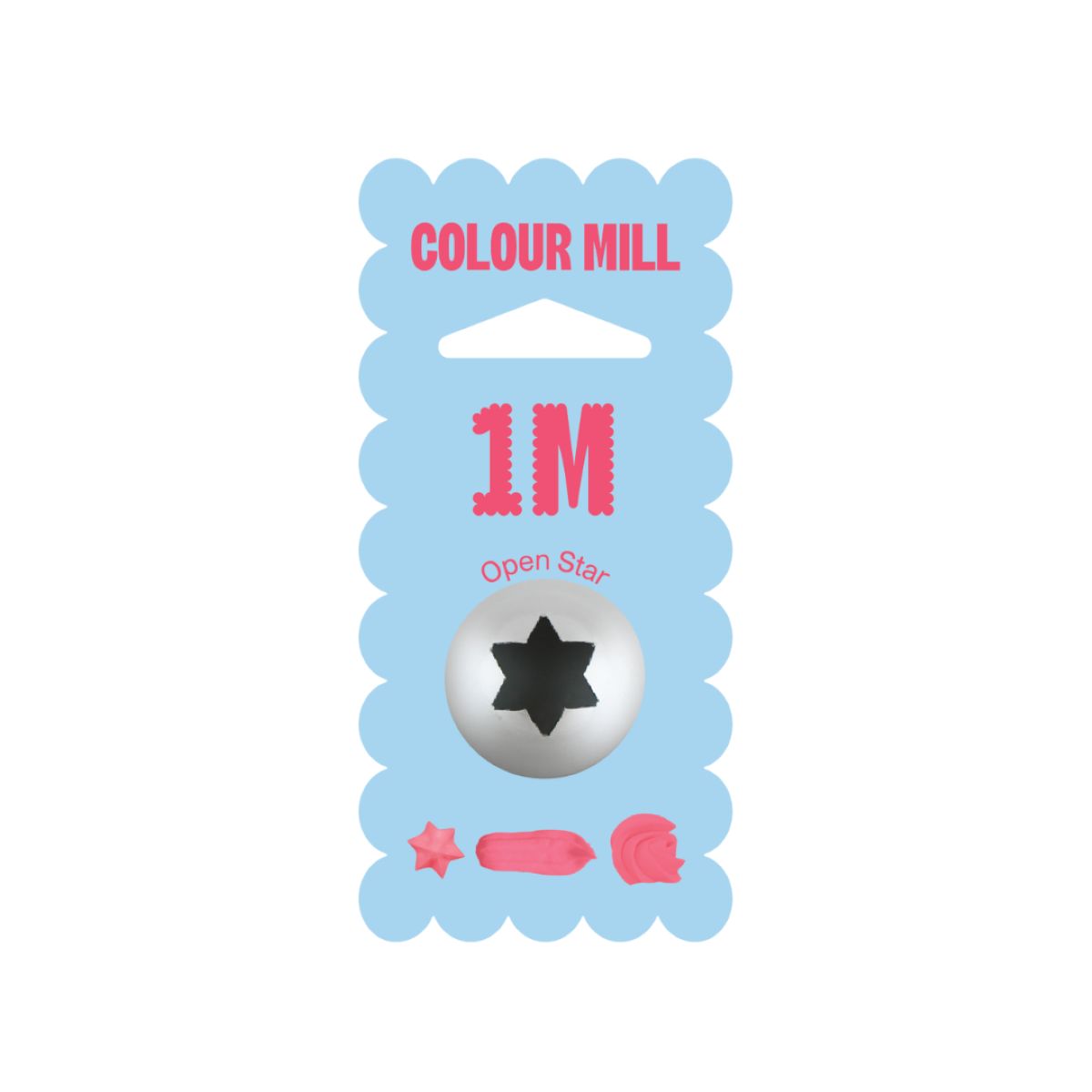 Colour Mill Piping Tip - 1M M Open Star