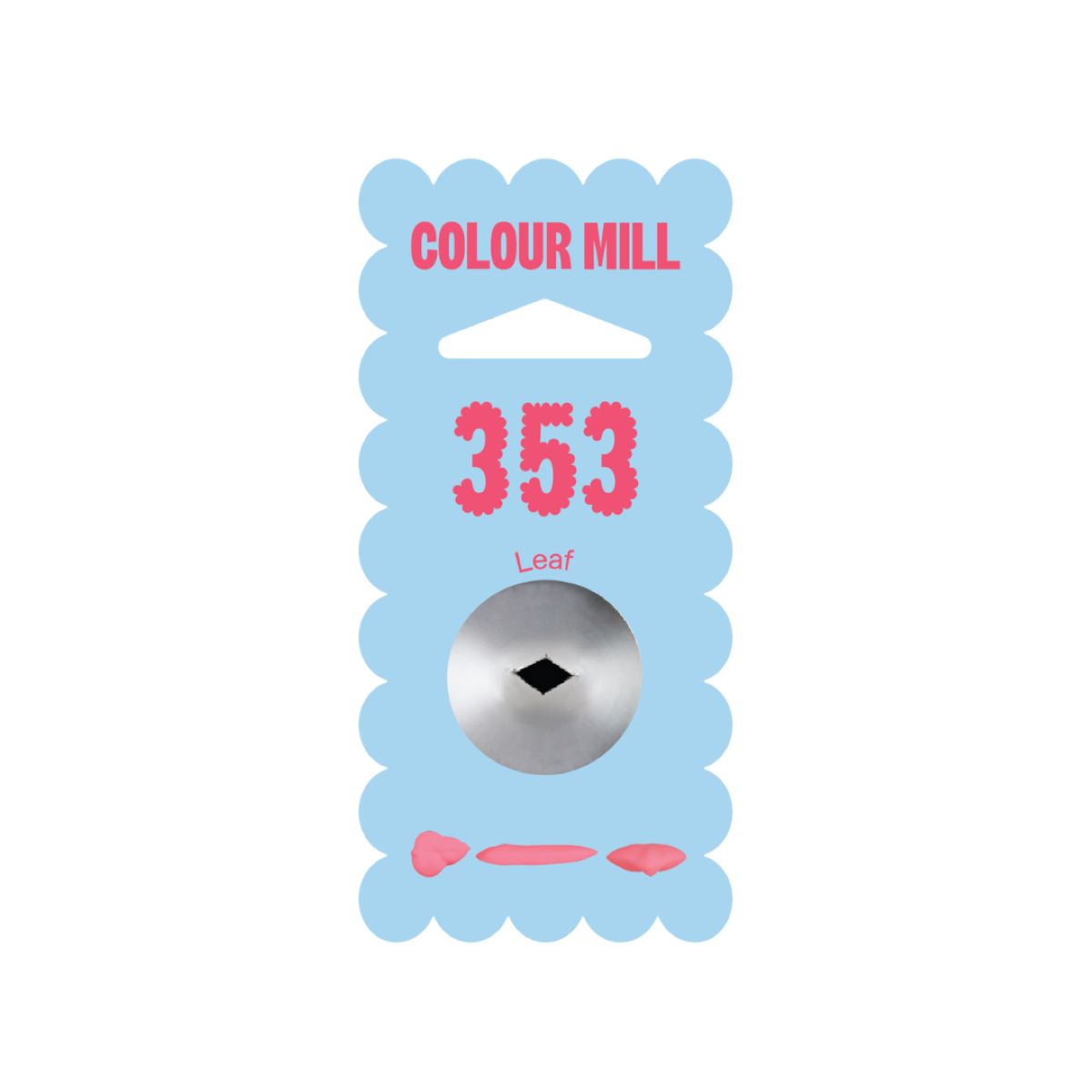 Colour Mill Piping Tip - 353M Leaf