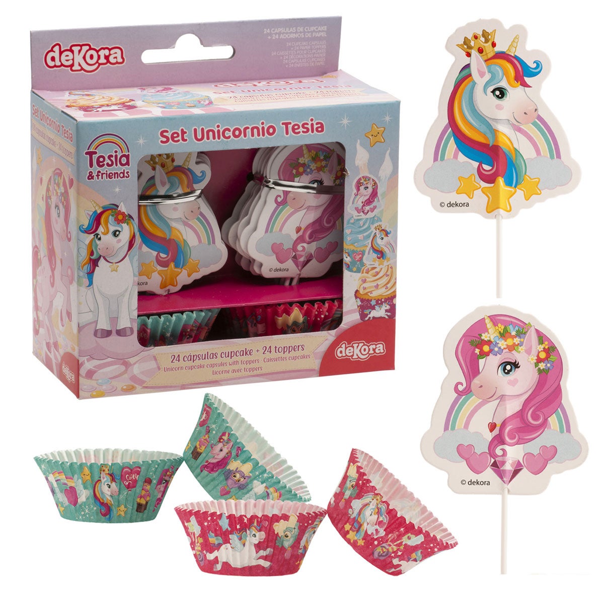 Dekora Unicorns Cupcake Decorating Kit