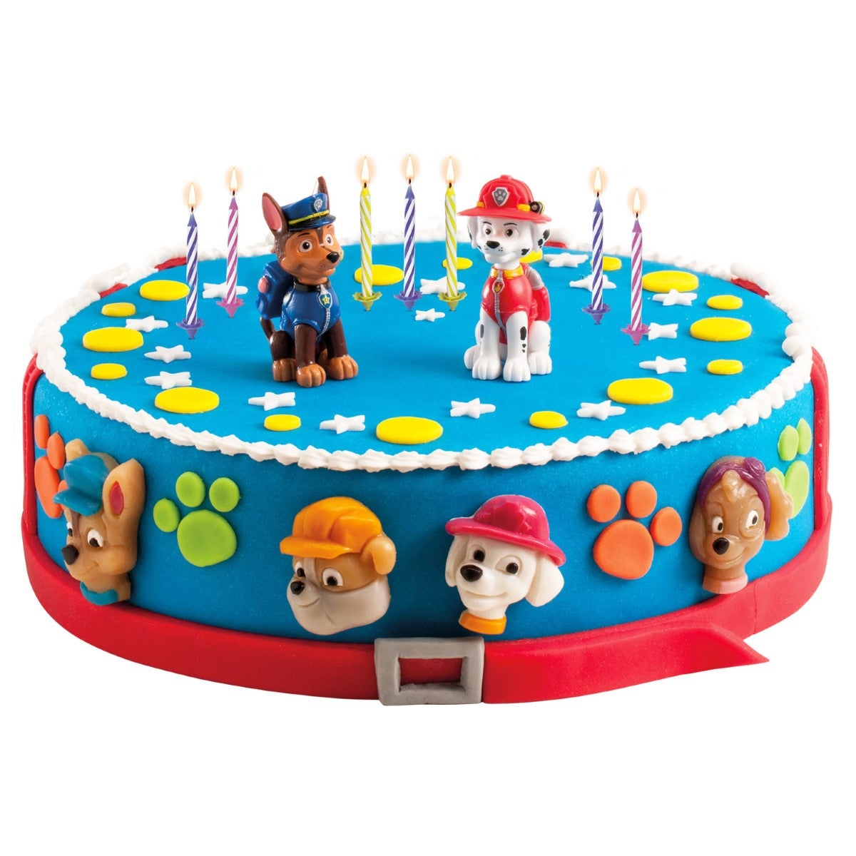 Dekora Paw Patrol Cake Topper pk/2 & Candles pk/10