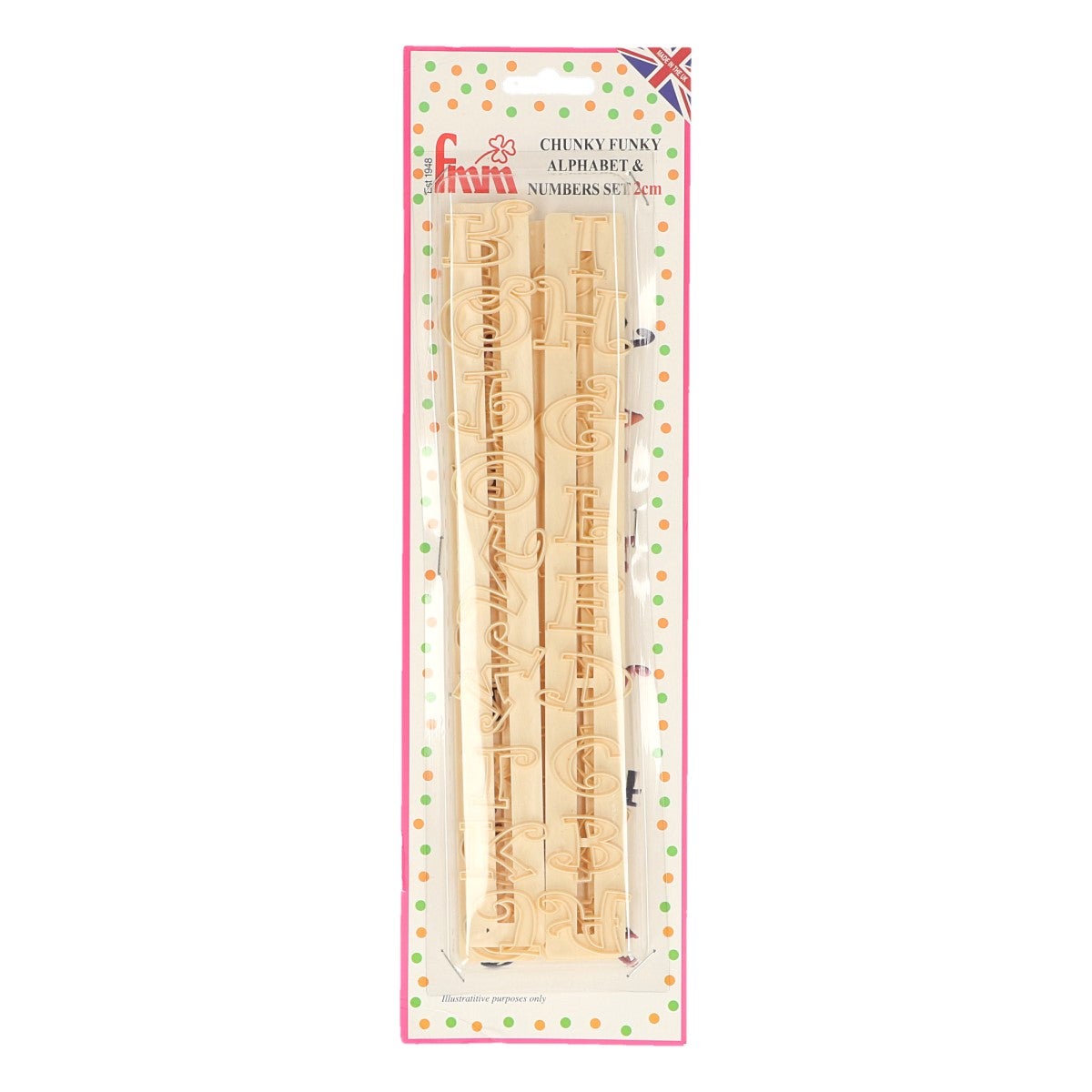 FMM Chunky Funky Alphabet & Numbers Set Tappits