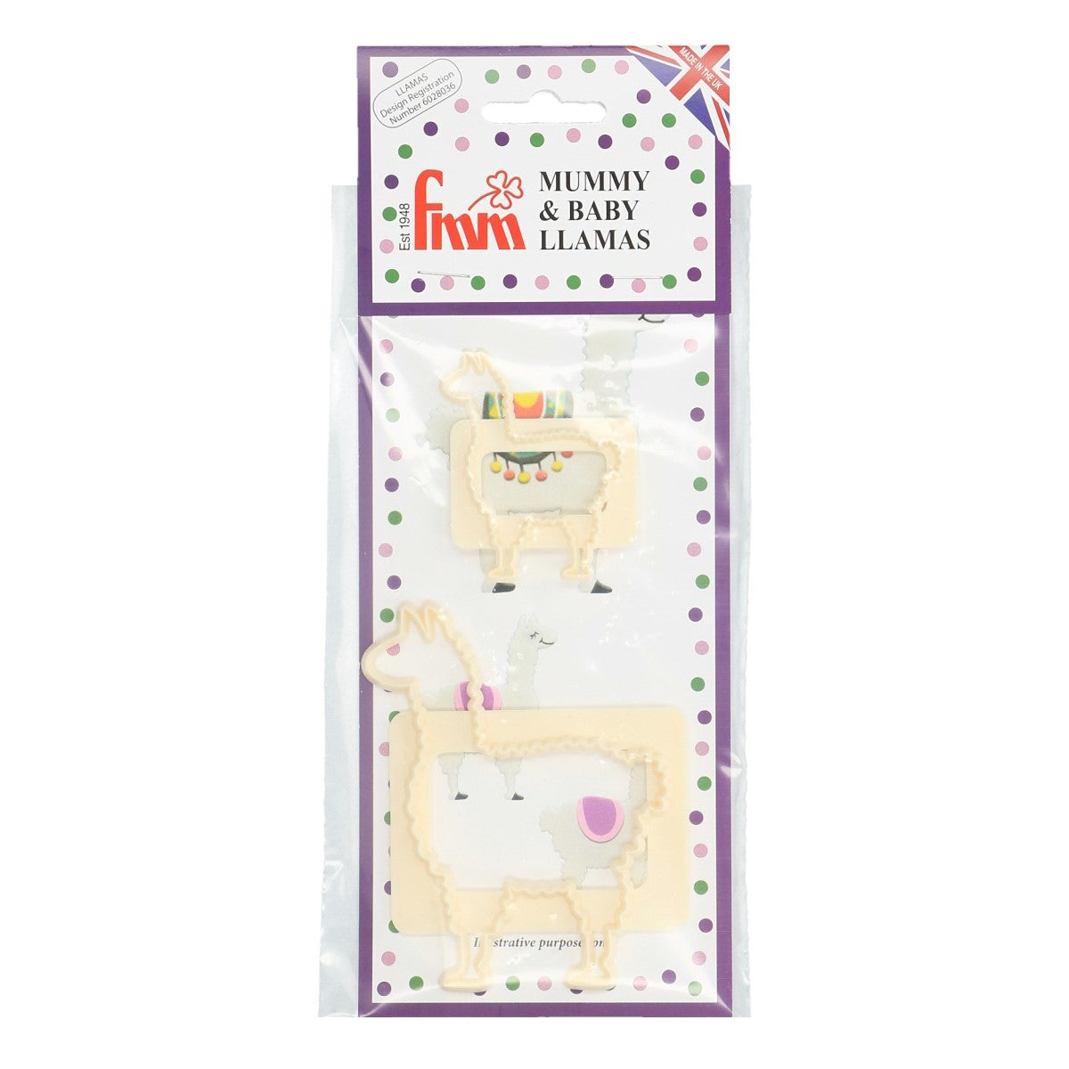 FMM Mummy & Baby Llama Cutter Set/2