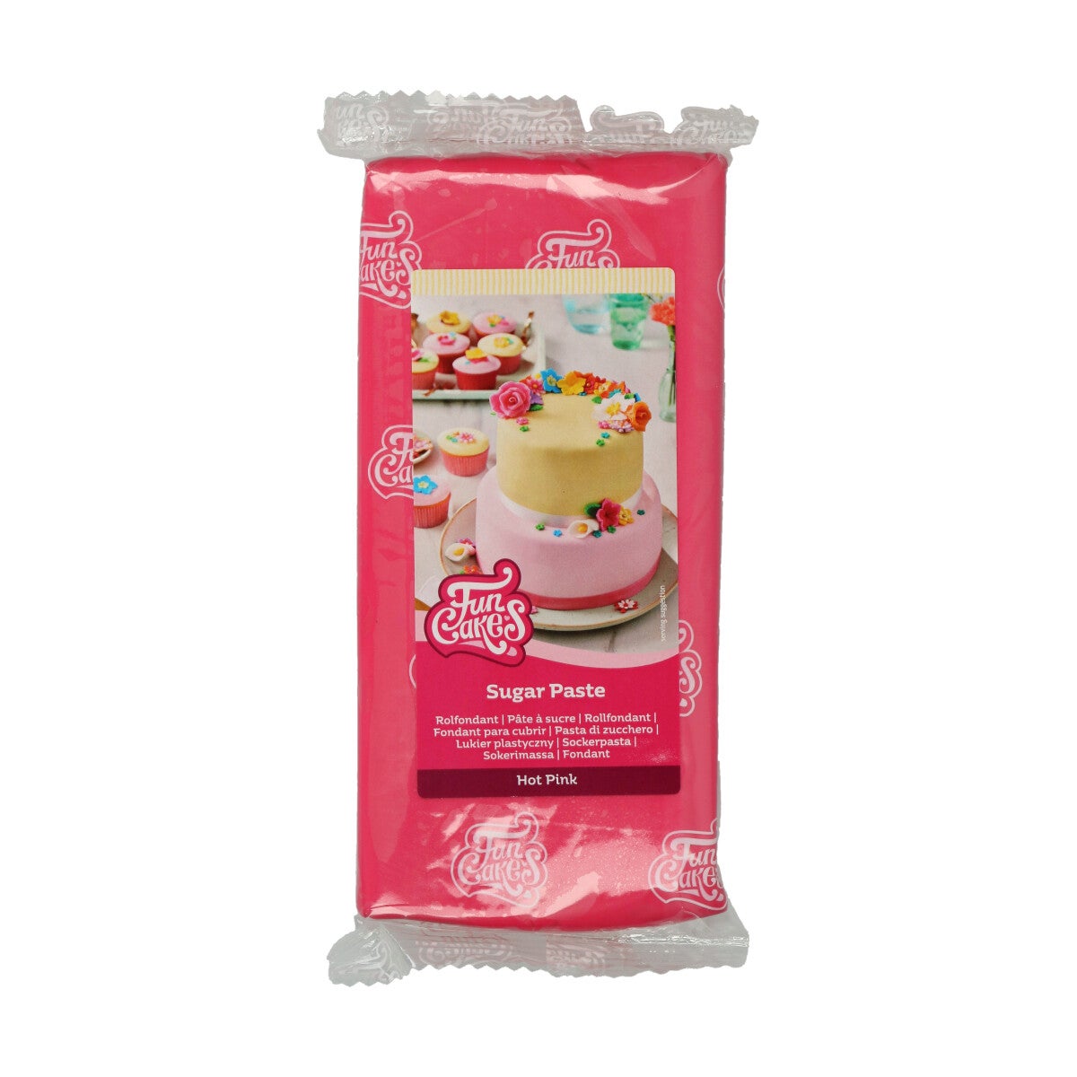 FunCakes Rolfondant Donkerroze 1kg