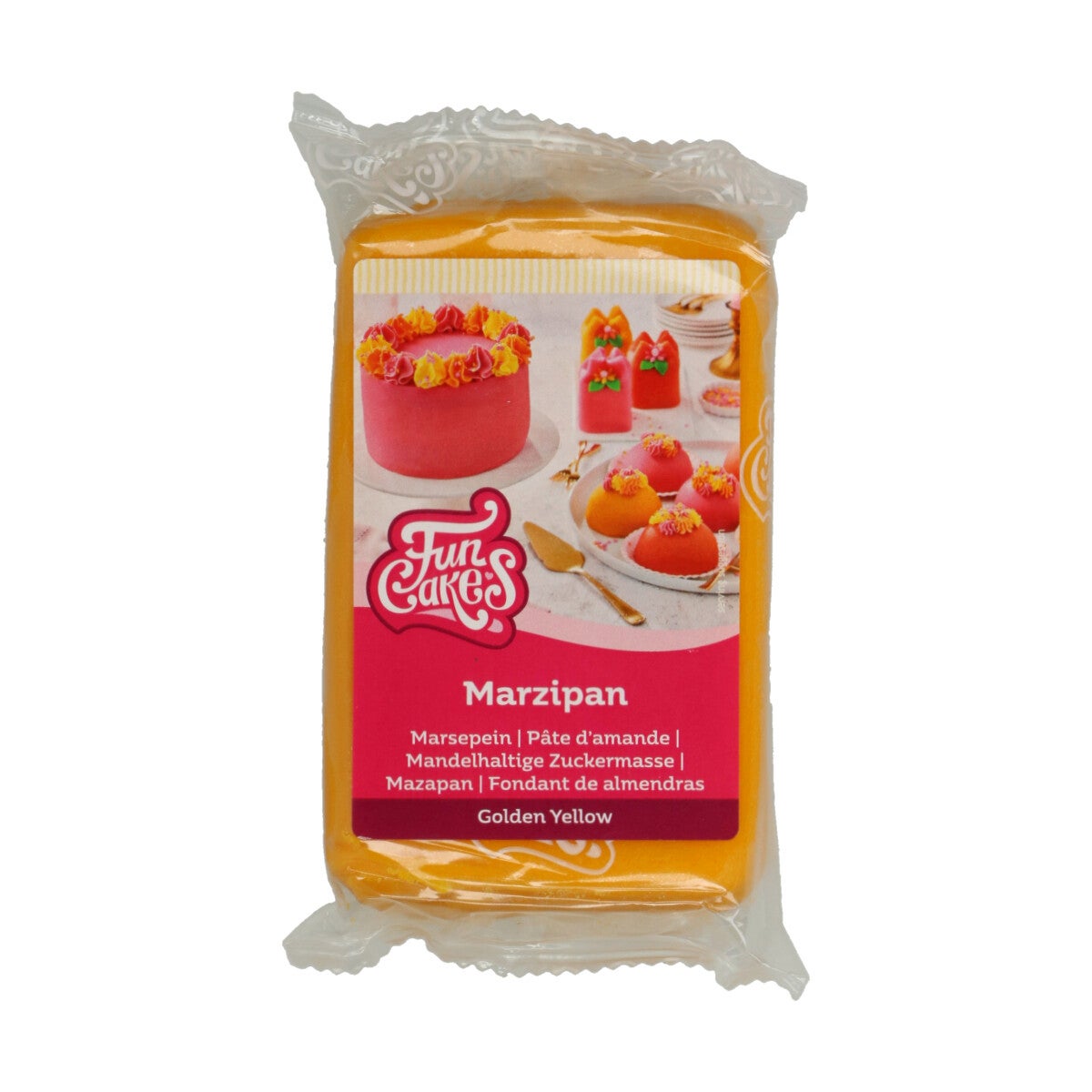 FunCakes Marsepein Golden Yellow 250 g