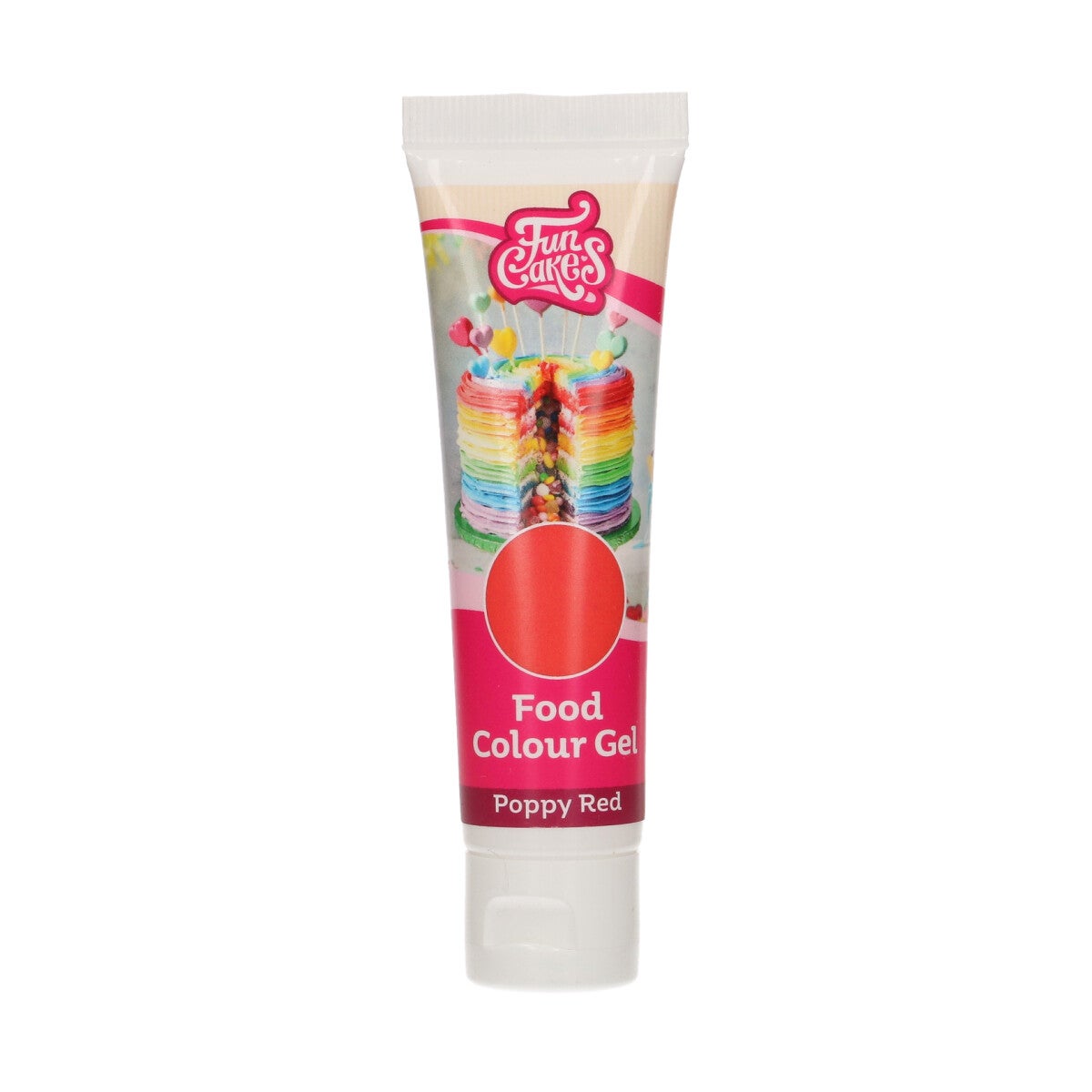FunCakes Food Colour Gel Poppy Red 30 g