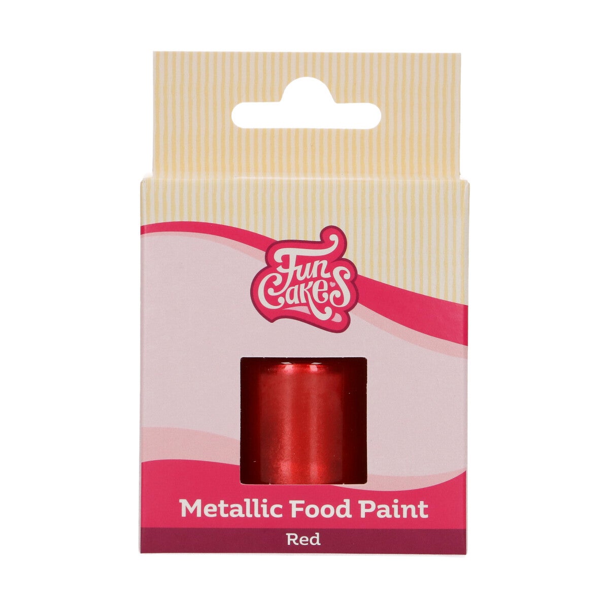 FunCakes Eetbare Metallic Verf Rood 30ml