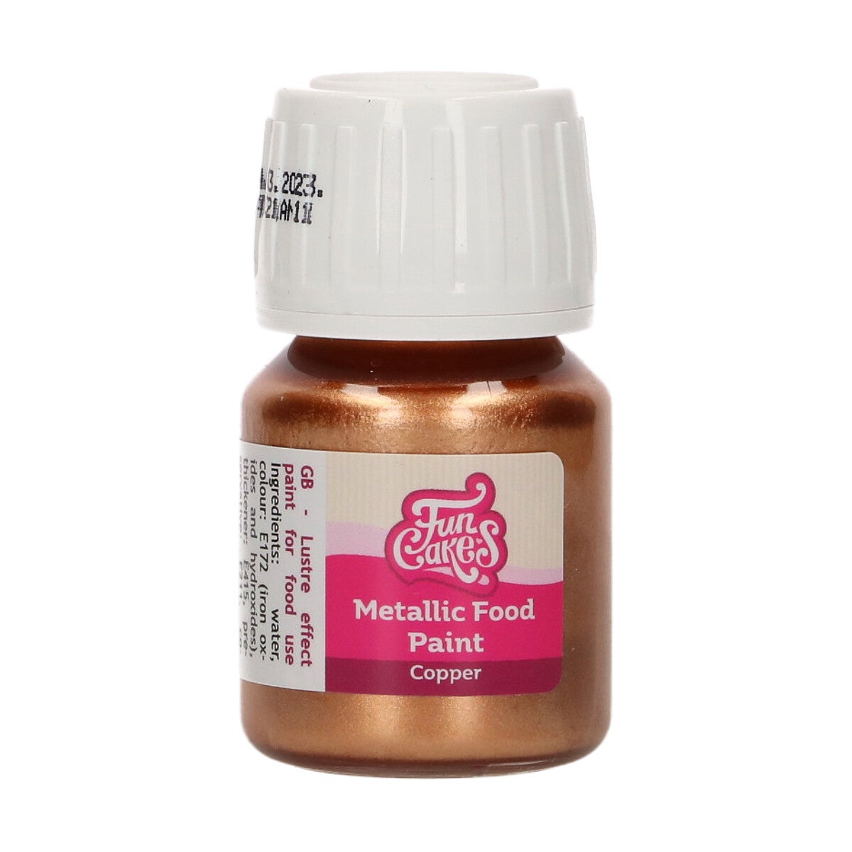 FunCakes Metallic Food Paint Copper 30 ml