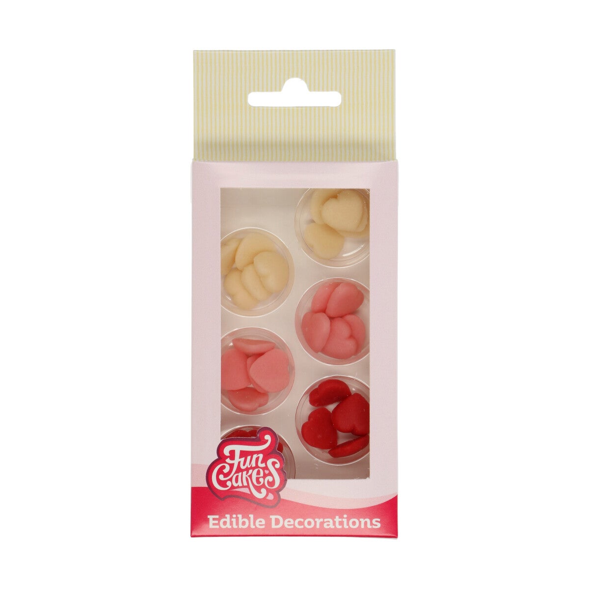 FunCakes Marsepein Decoratie Hartjes Klein Assorti Set/30