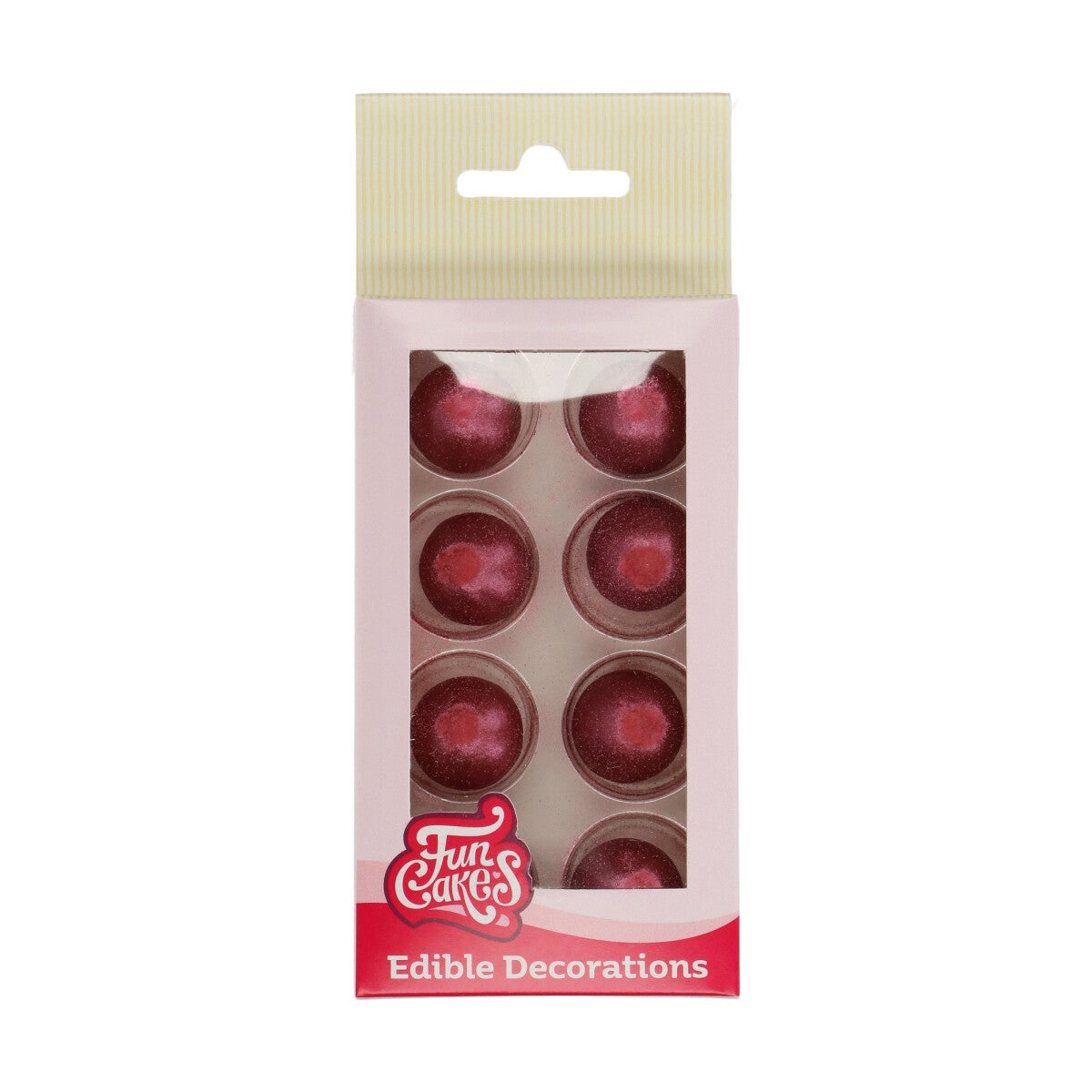 FunCakes Chocoballetjes Parelmoer Robijn Set/8