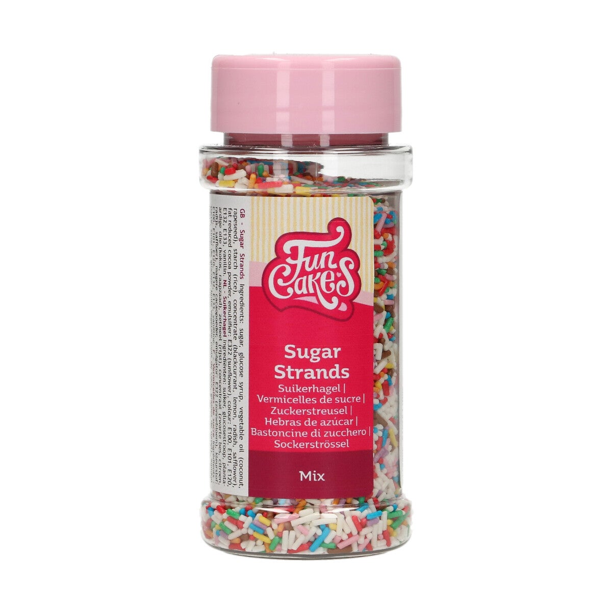 FunCakes Sugar Strands Kleurenmix 80g