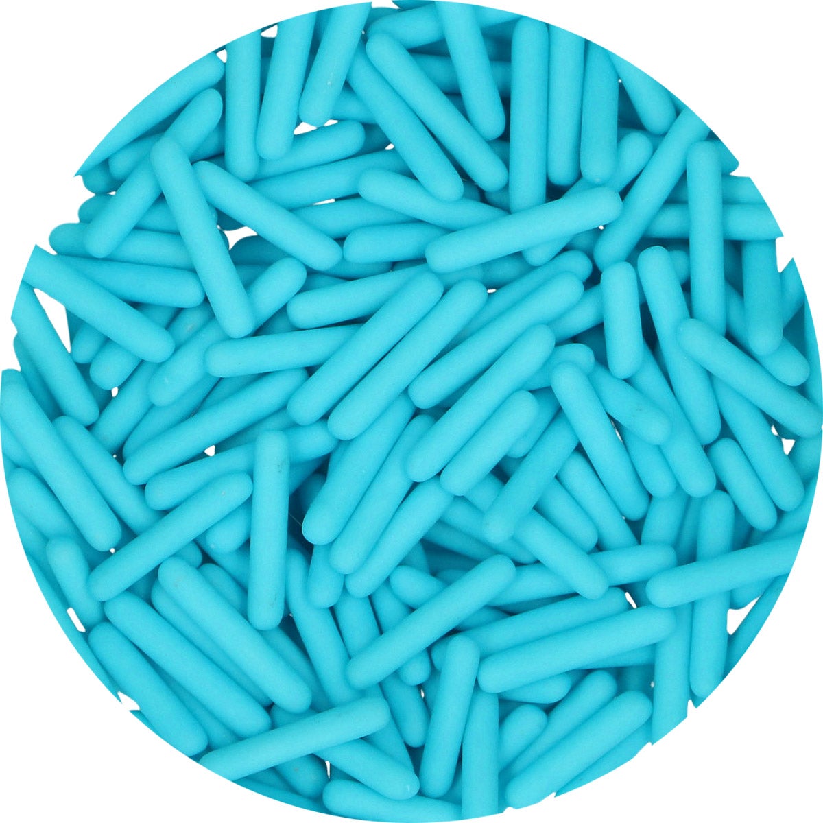 FunCakes Matte Sugar Rods XL Turquoise 70 g