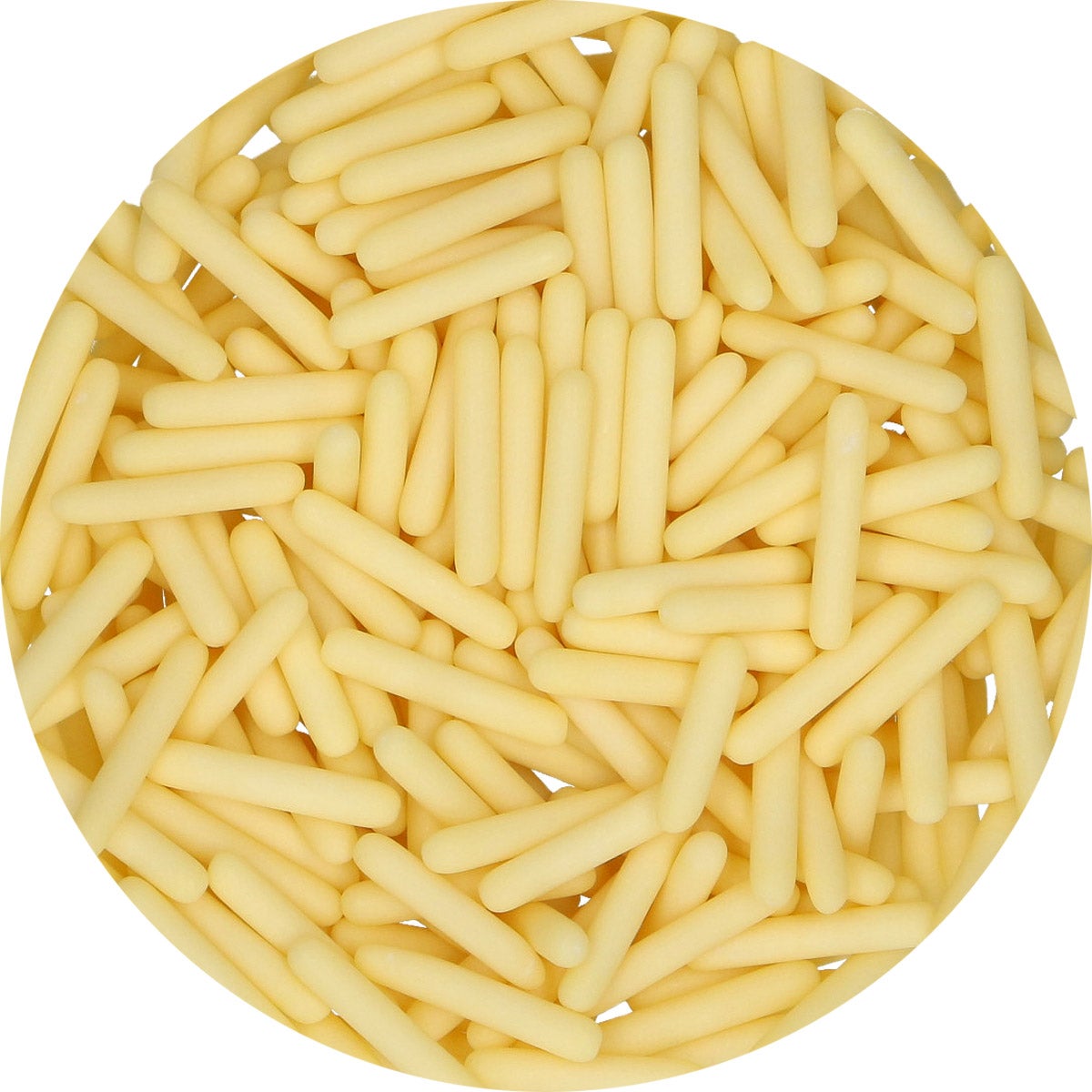 FunCakes Matte Sugar Rods XL Geel 70 g