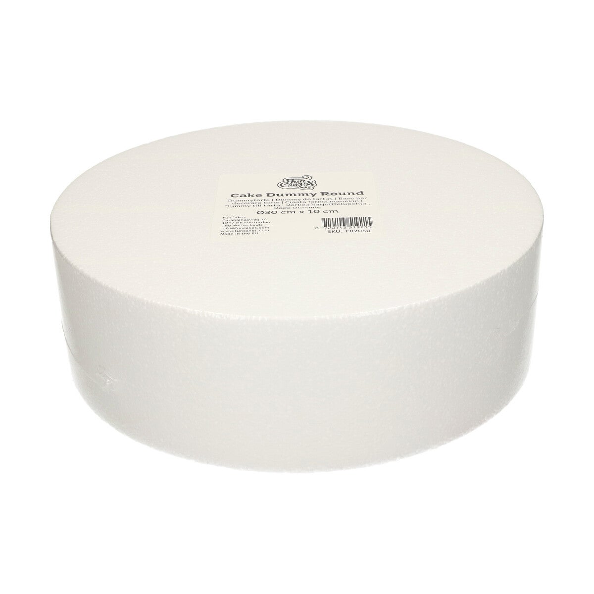 FunCakes Taart Dummy Rond Ø30 cm x 10 cm