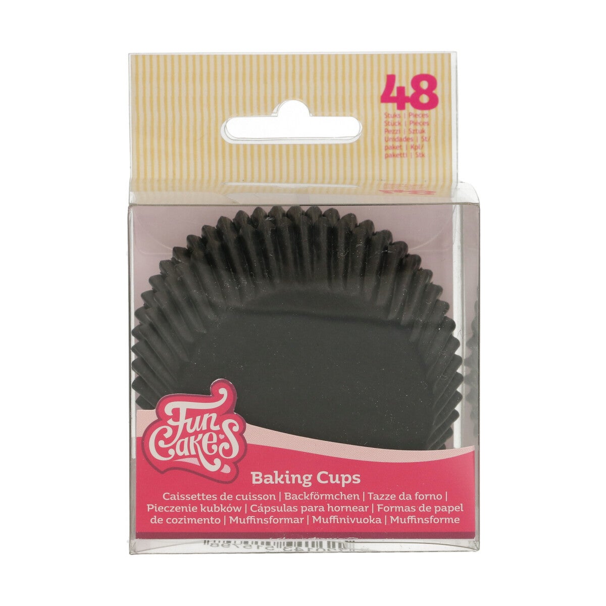 FunCakes Baking Cups Black