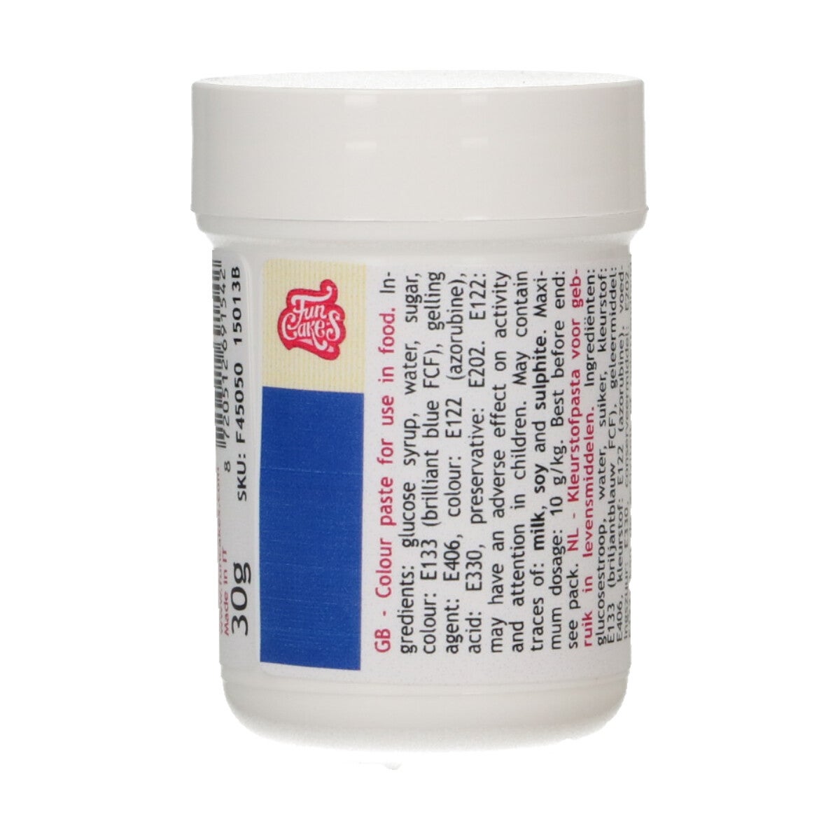 FunCakes Eetbare Kleurstof Pasta Royal Blauw 30 g