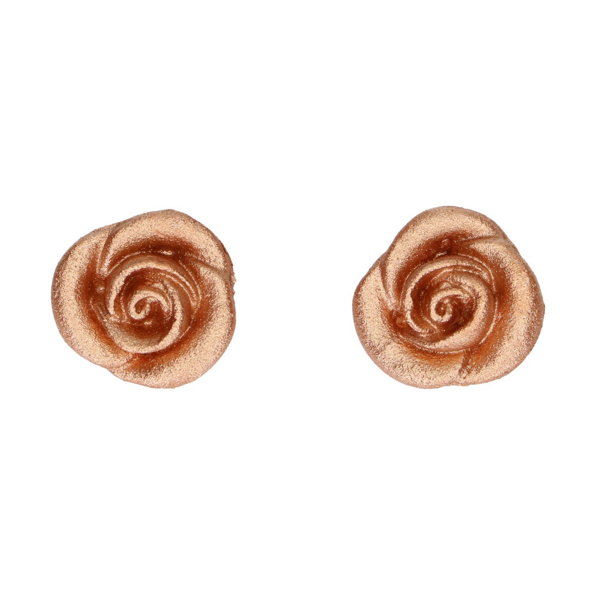 FunCakes Marzipan Decorations Roses Bronze Gold Set/6