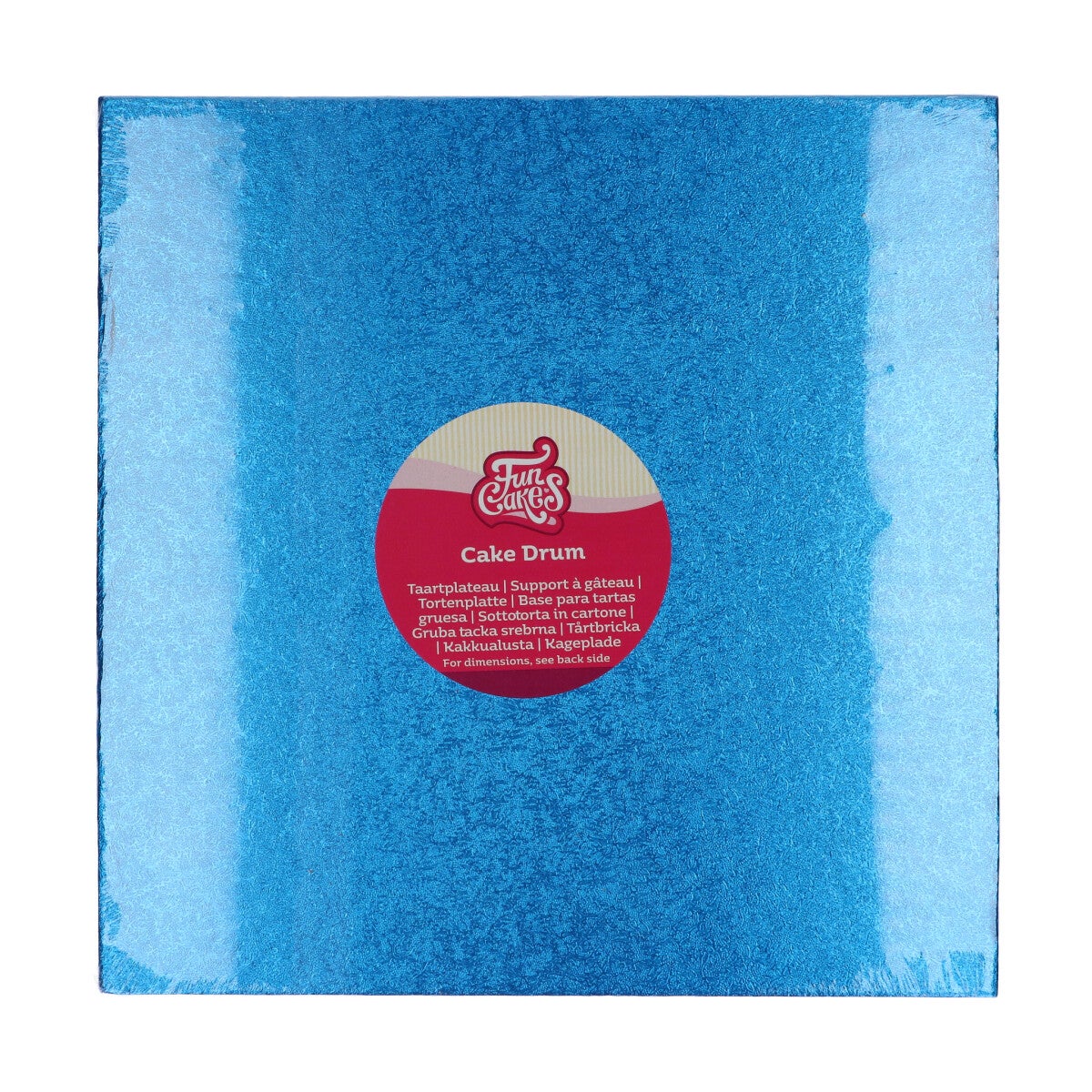 FunCakes Cake Drum Vierkant 30,5 cm - Blauw