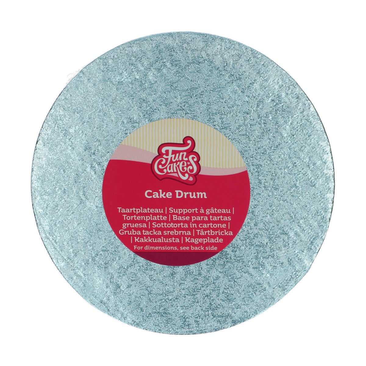 FunCakes Cake Drum Rond Ø20 cm - Baby Blauw