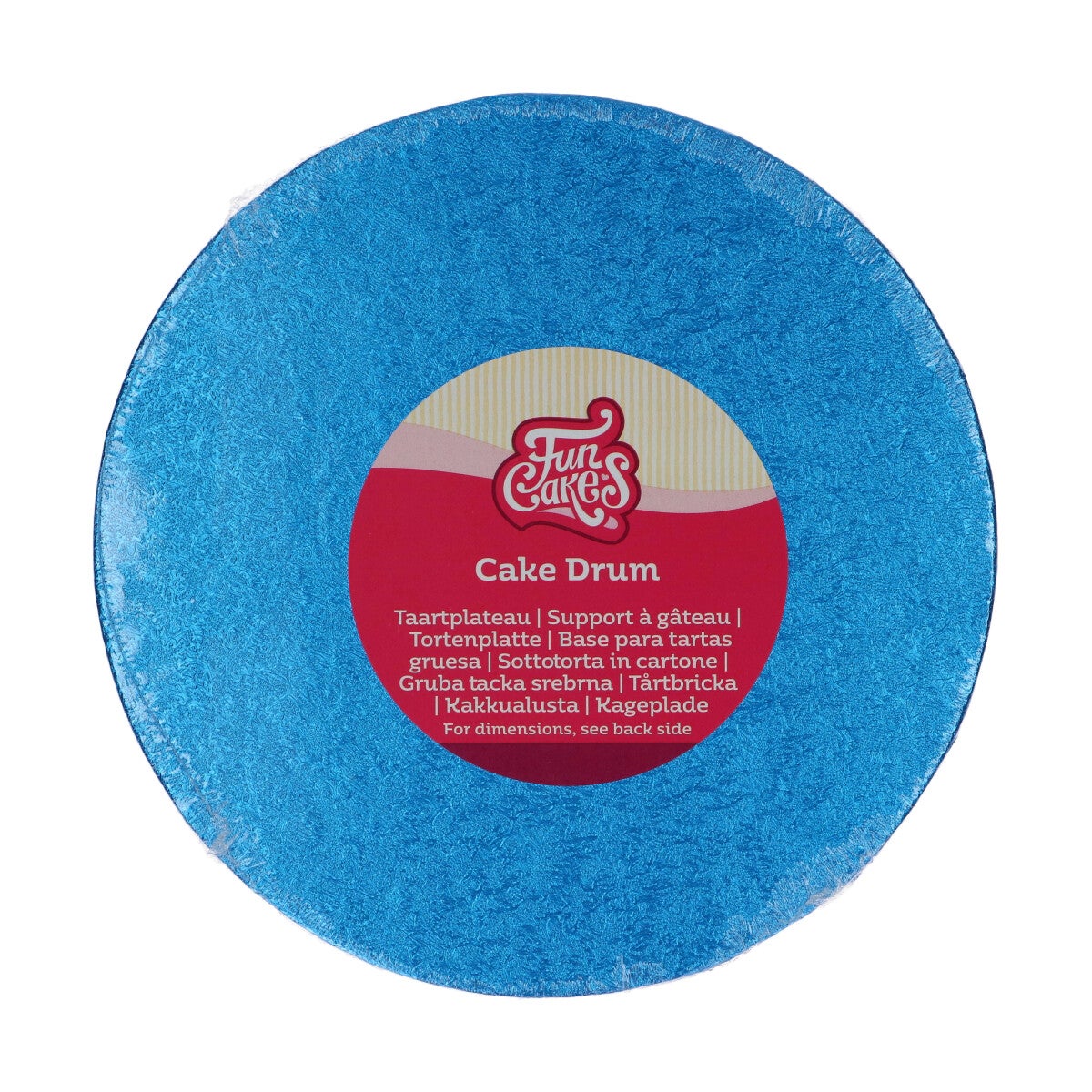 FunCakes Cake Drum Rond Ø20 cm - Blauw
