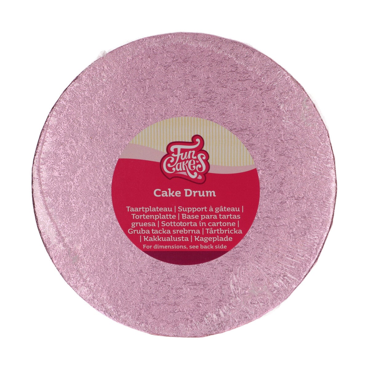FunCakes Cake Drum Rond Ø20 cm - Roze