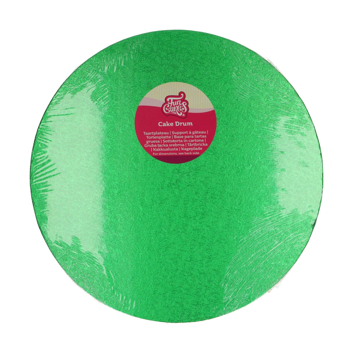 FunCakes Cake Drum Rond Ø35,5 cm - Groen