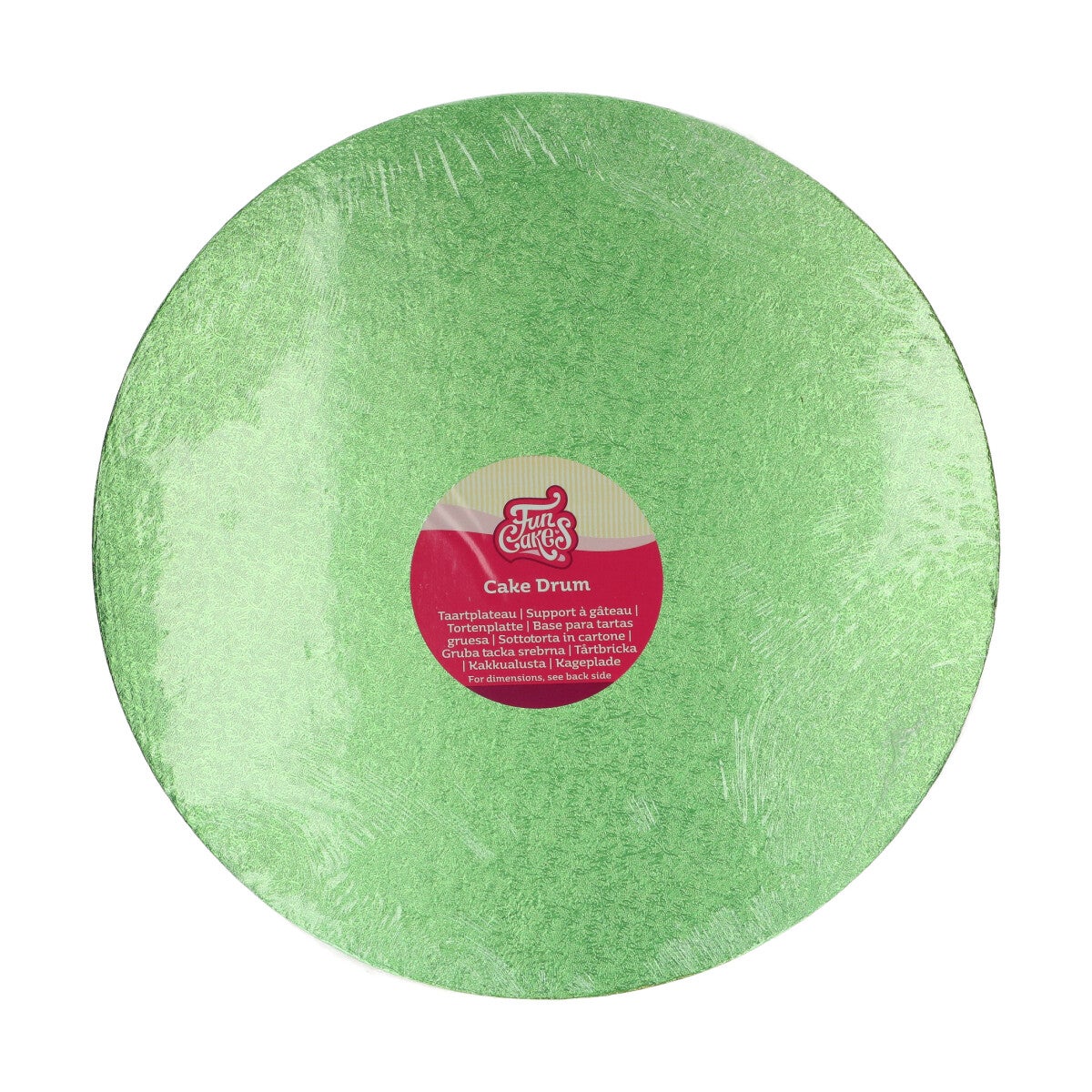 FunCakes Cake Drum Rond Ø35,5 cm - Licht Groen