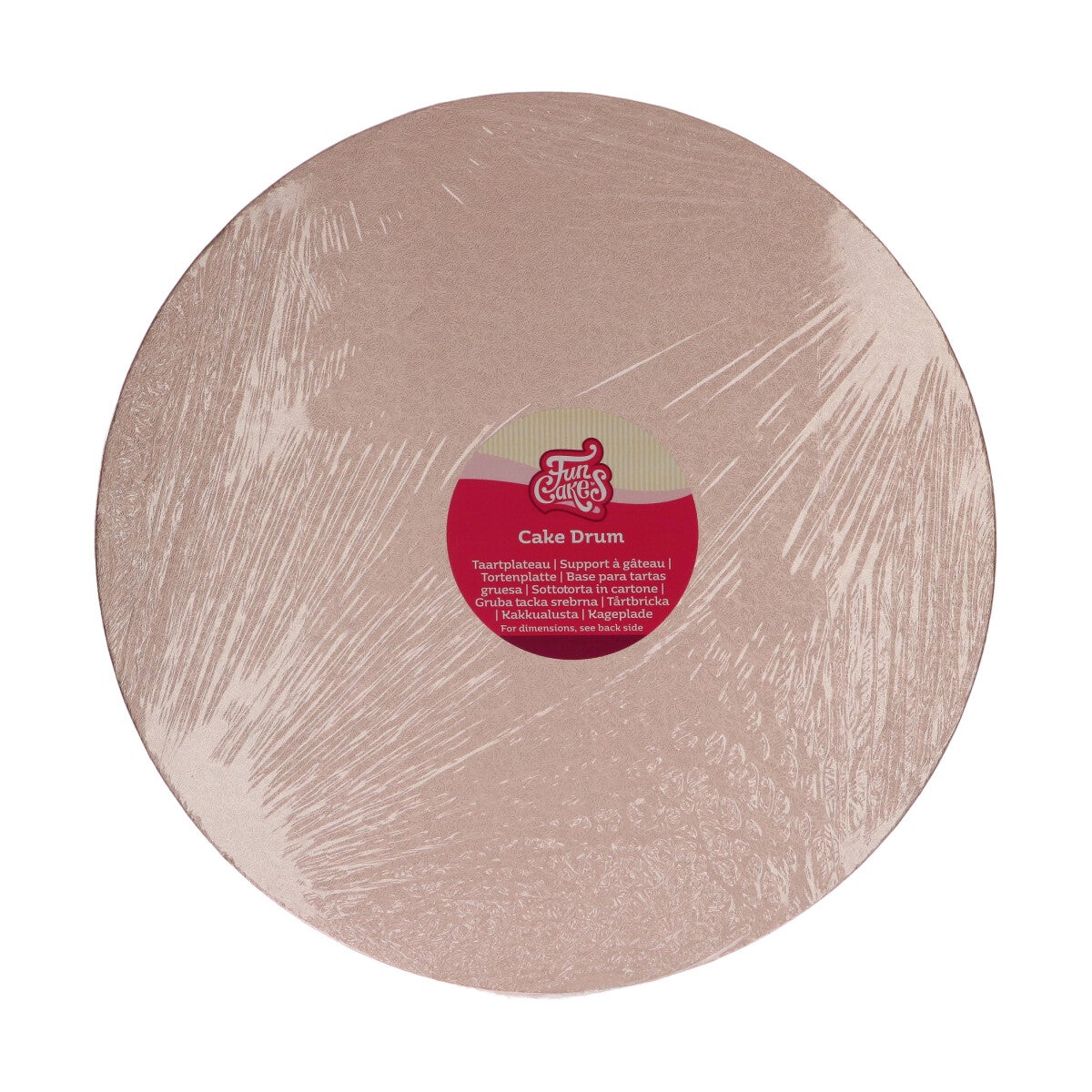 FunCakes Cake Drum Rond Ø35,5 cm - Rosé Goud