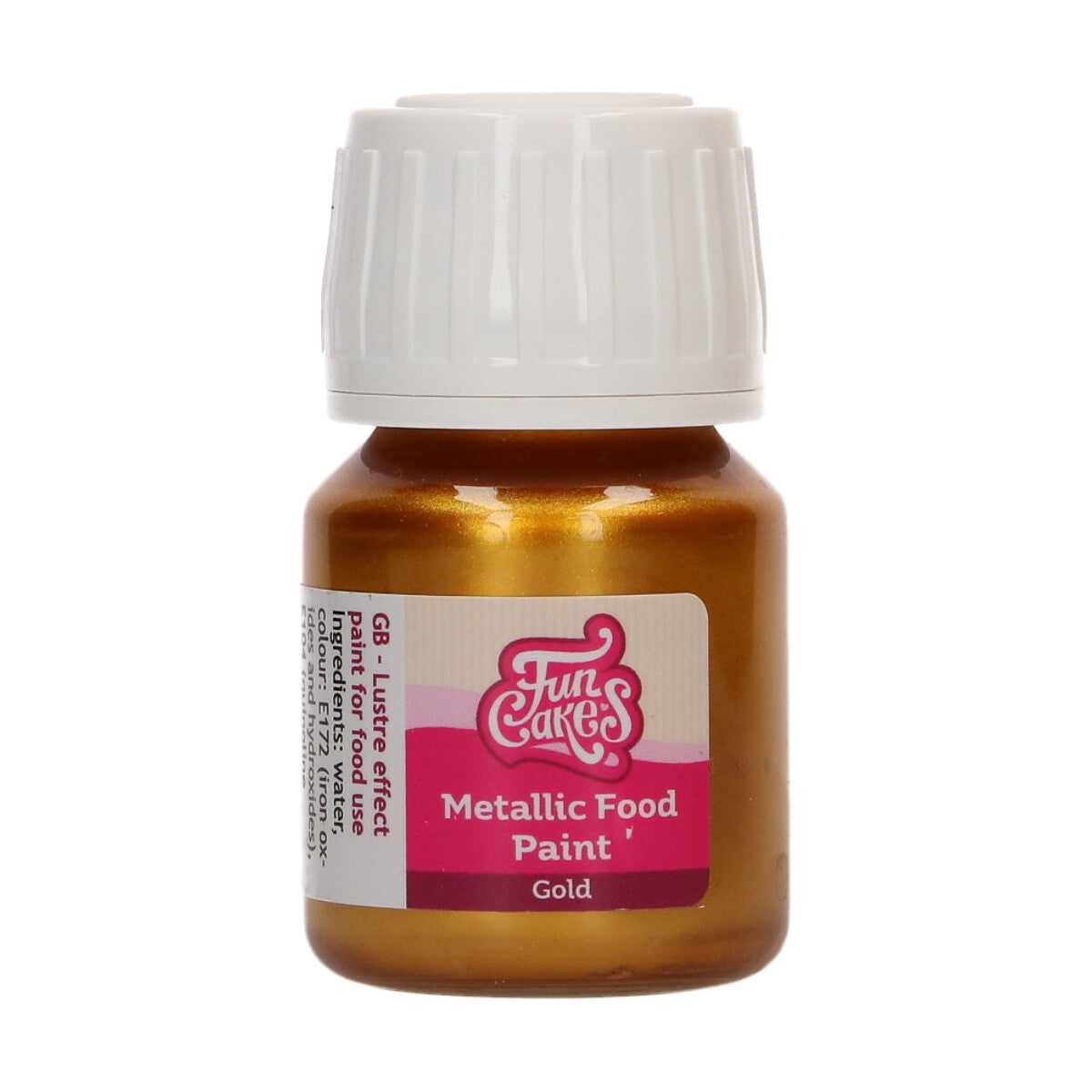 FunCakes Metallic Food Paint Gold 30 ml