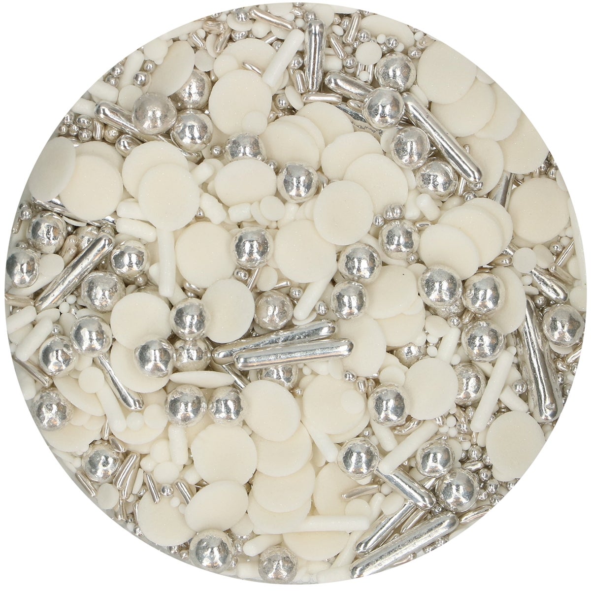 FunCakes Sprinkle Medley Silver Chic 65 g
