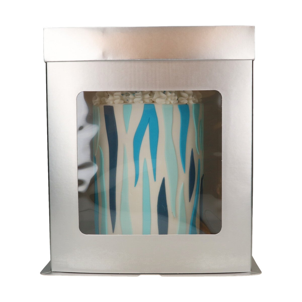 FunCakes Tall Cake Box 21 x 21 x 23,5 cm - Zilver