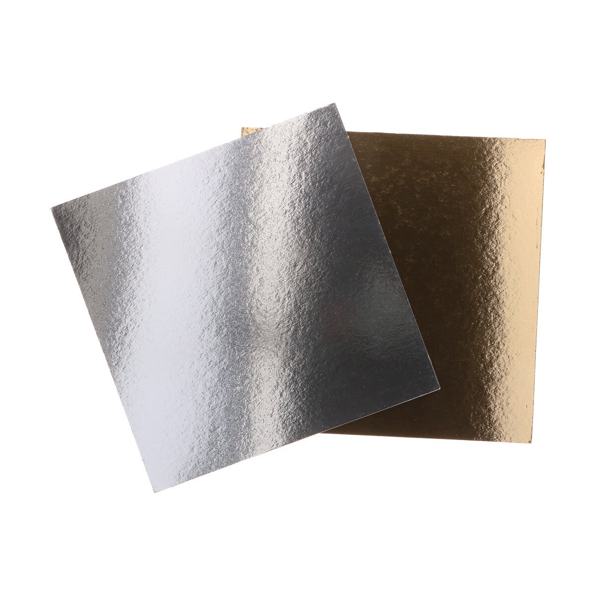 FunCakes Taartkartons Goud/Zilver Vierkant 25 cm pk/3