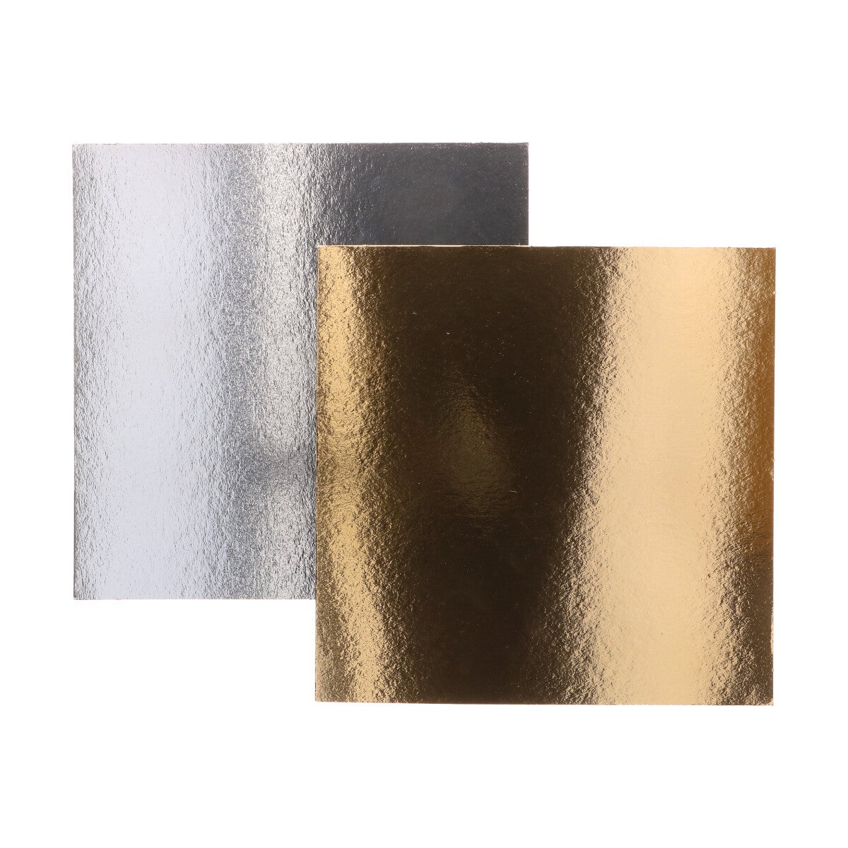 FunCakes Taartkartons Goud/Zilver Vierkant 30 cm pk/100