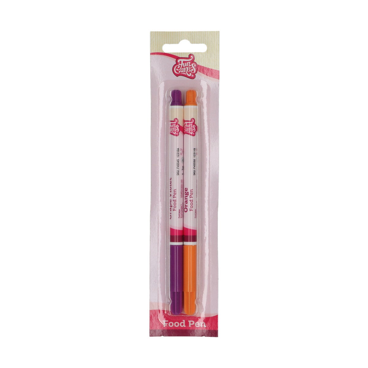 FunCakes Food Pen Paars-Oranje Set/2