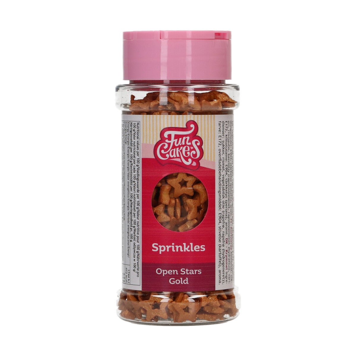 FunCakes Open Sterren Goud 50 g
