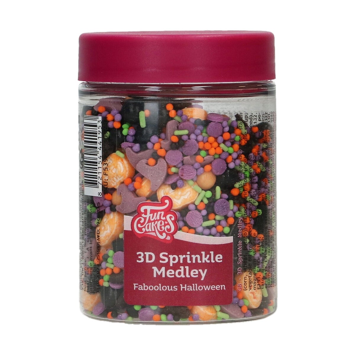 FunCakes 3D Sprinkle Medley Faboolous Halloween 70 g