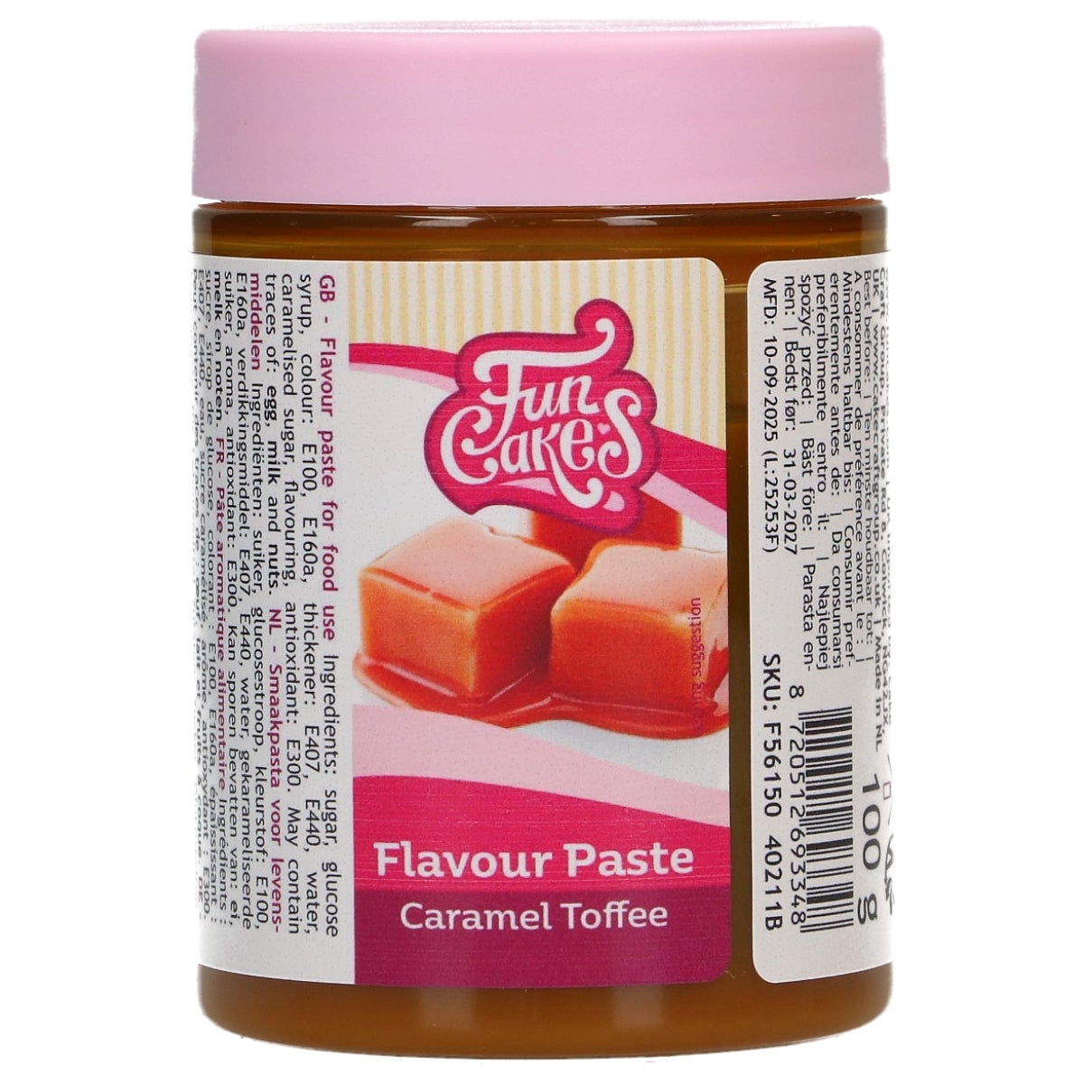 FunCakes Smaakpasta Karamel Toffee 100 g