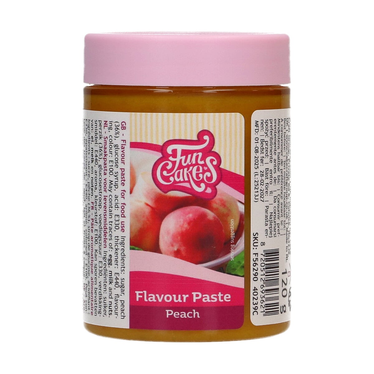 FunCakes Smaakpasta Perzik 120 g