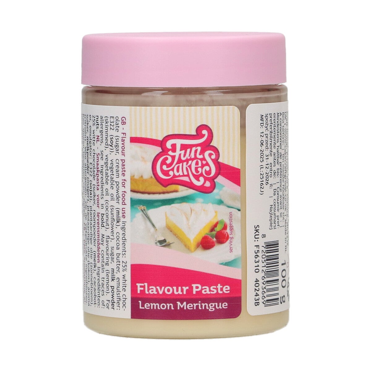 FunCakes Smaakpasta Lemon Meringue 100 g