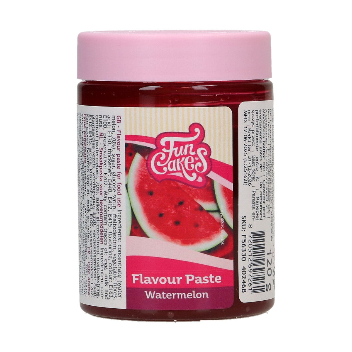 FunCakes Smaakpasta Watermeloen 120 g