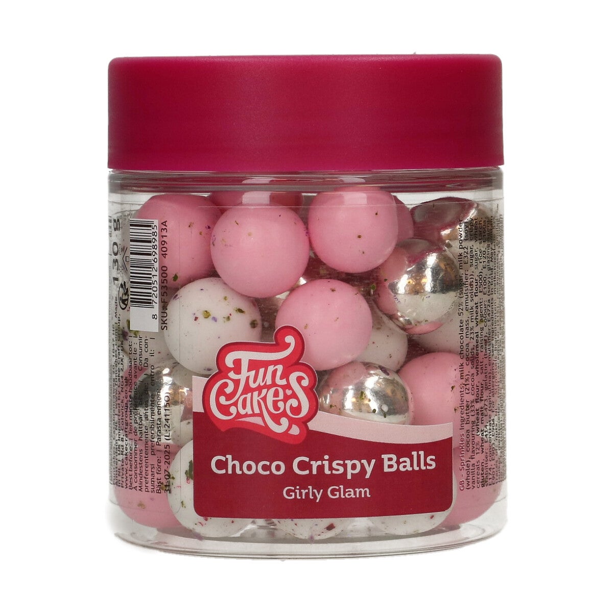 FunCakes Choco Crispy Ballen - Girly Glam