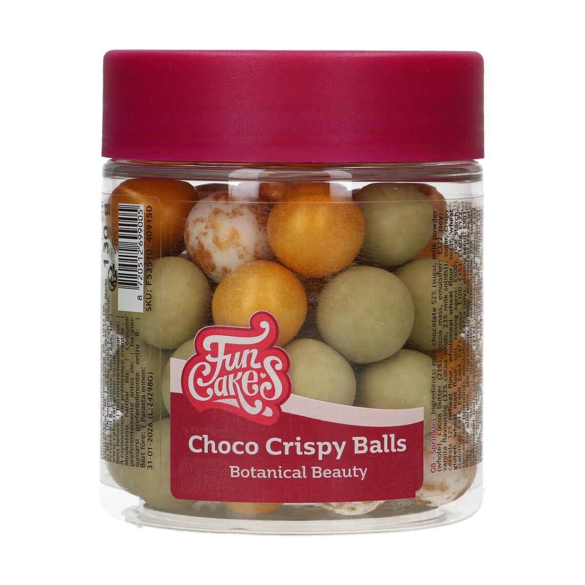 FunCakes Choco Crispy Ballen - Botanical Beauty