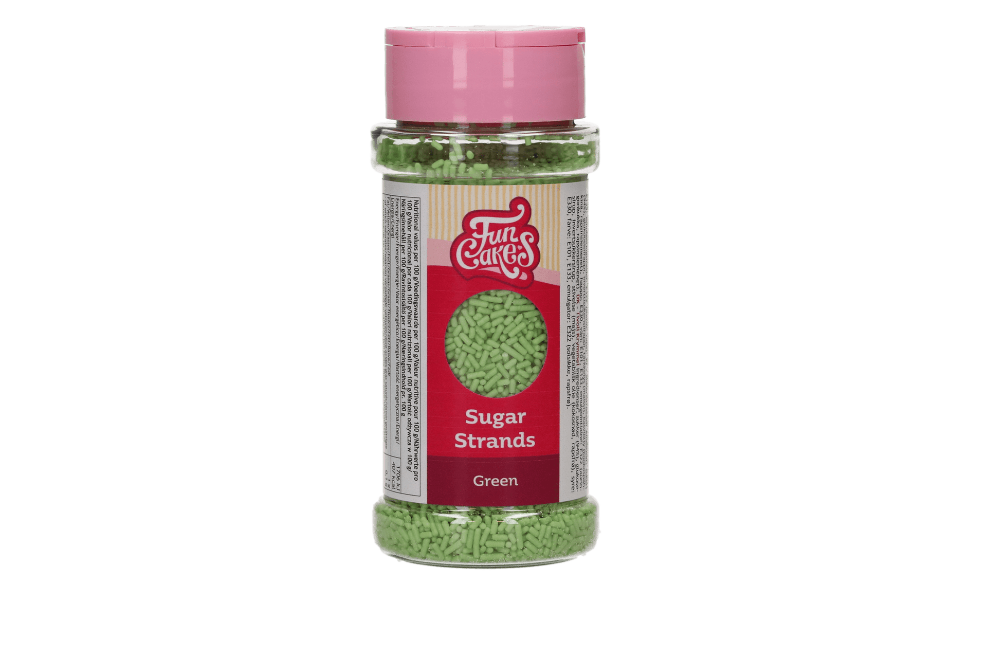 FunCakes Sugar Strands Groen 80 g