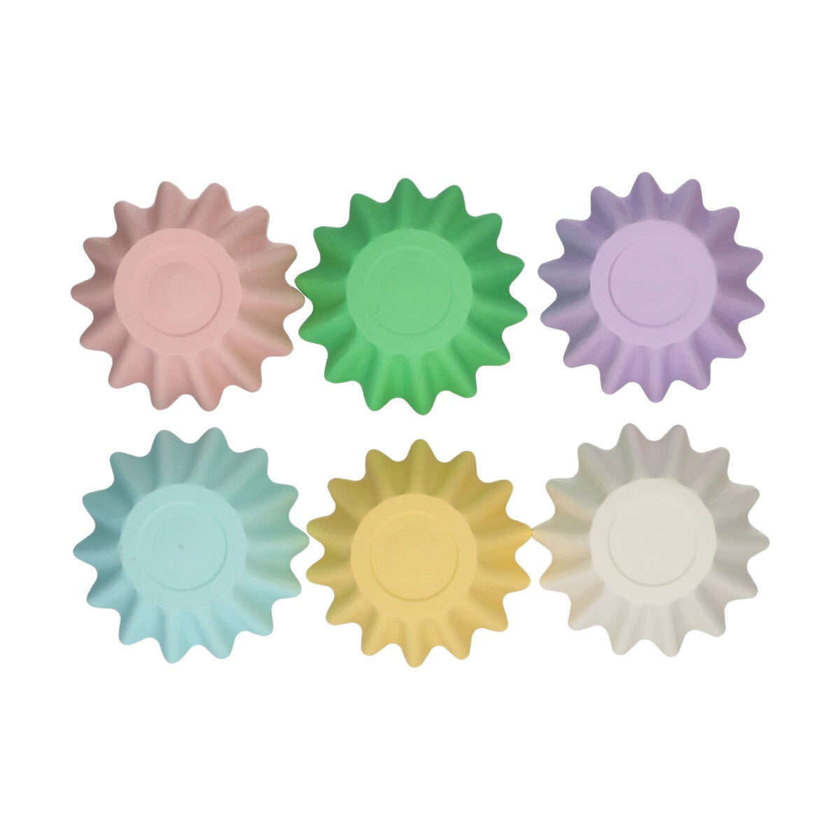 FunCakes Bloom Baking Cups - Pastel Regenboog Mix pk/48