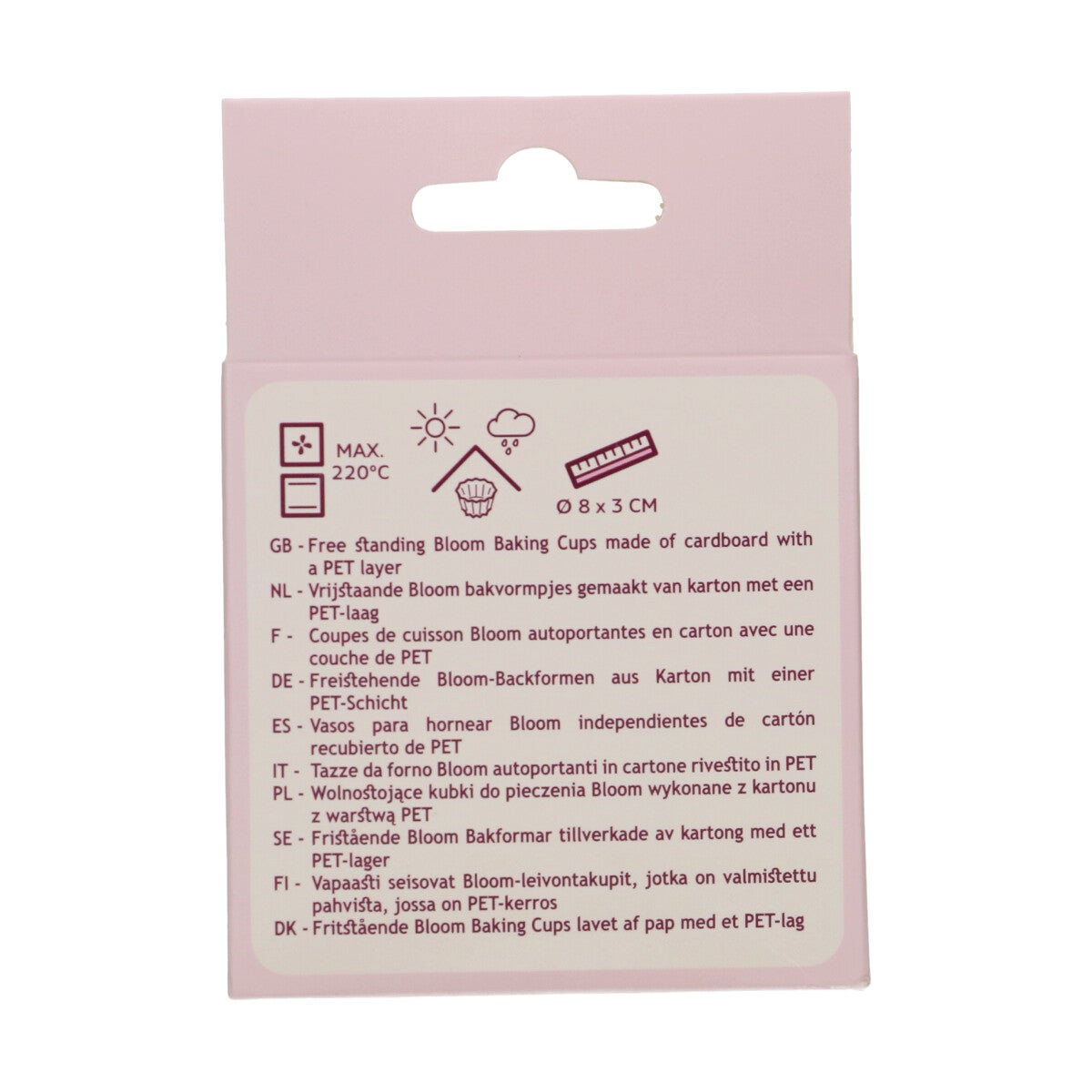 FunCakes Bloom Baking Cups - Pastel Regenboog Mix pk/48